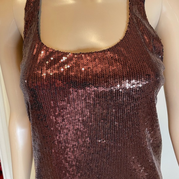 NWT French Connection Sequined Racerback Mini Dress, Size 10 - Picture 4 of 9